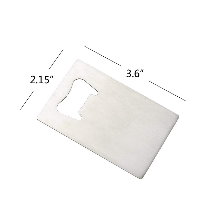 Anbers Stainless Steel Credit Card Size Opener, 6 Packs Bottle Opener - Image 2